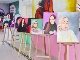 MIS Students Art display